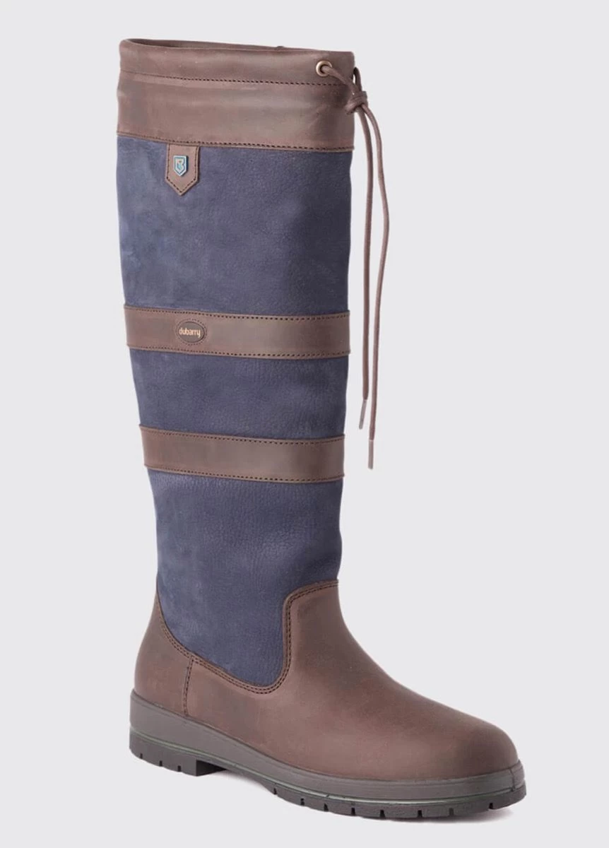 Dubarry Womens Galway Boots - Navy/Brown 2 Dubarry Womens Galway Boots - Navy/Brown - Image 2