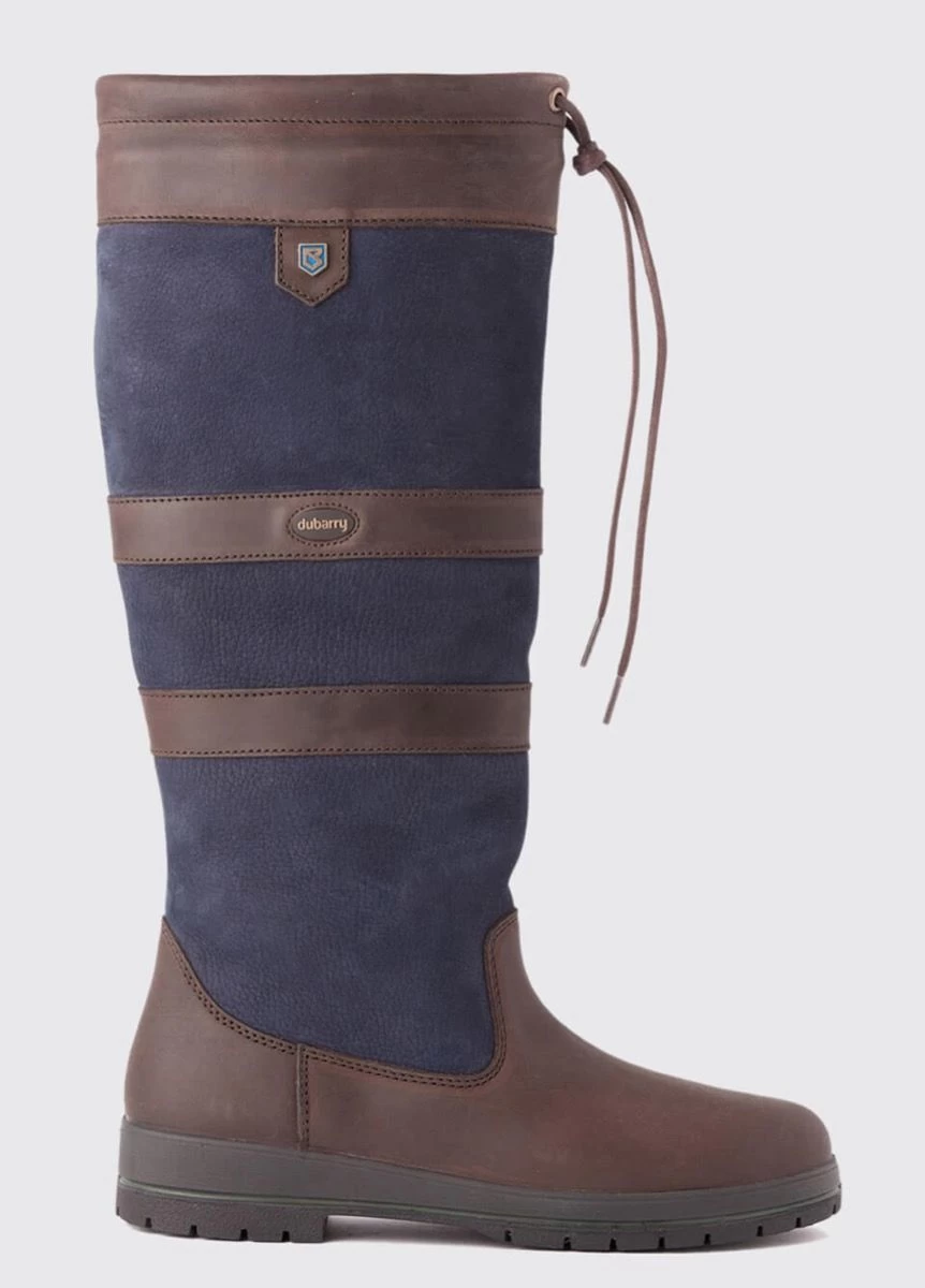 Dubarry Womens Galway Boots - Navy/Brown 3 Dubarry Womens Galway Boots - Navy/Brown - Image 3