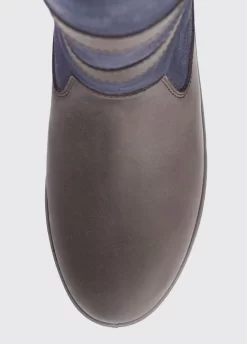 Dubarry Womens Galway Boots - Navy/Brown 11 Dubarry Womens Galway Boots - Navy/Brown -Equestrian Gear Sales dubarry galway navy brown 6rdy