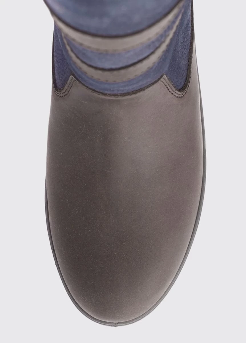 Dubarry Womens Galway Boots - Navy/Brown 6 Dubarry Womens Galway Boots - Navy/Brown - Image 6