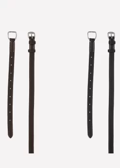 Ps Of Sweden Flat Throatlash With Light Stitches - Brown