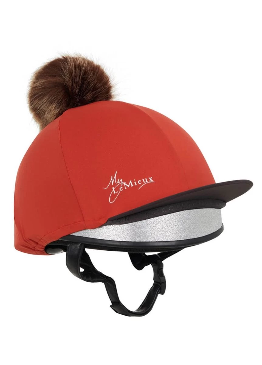 LeMieux Hat Silk - Sienna 1 LeMieux Hat Silk - Sienna