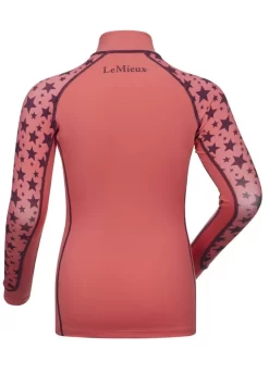 LeMieux Mini Base Layer - Papaya -Equestrian Gear Sales lemieux mini base papaya 3rdy