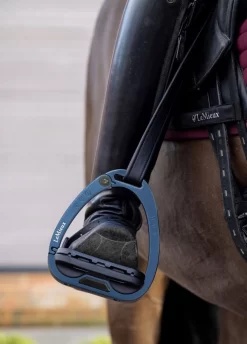 LeMieux Vector Balance Stirrups - Navy -Equestrian Gear Sales lm vector navy 3rdy