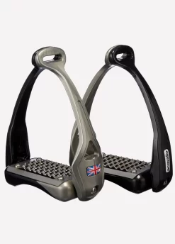 Acavallo Opera Stirrups - Black/Titanium