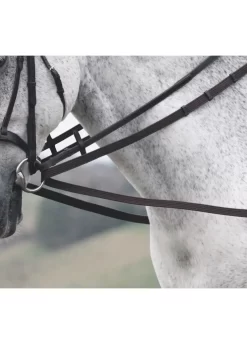 Shires Cotton Web Draw Rein - Black