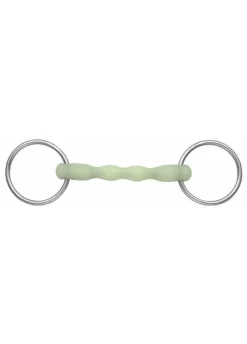 Shires Equikind Ripple Loose Ring Bit - Pale Green