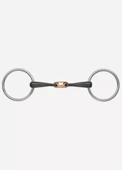 Shires Sweet Iron Loose Ring Copper Lozenge Snaffle Bit