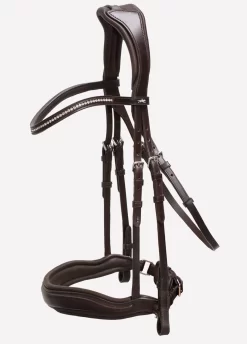 Schockemohle Slimford Cavesson Bridle - Espresso